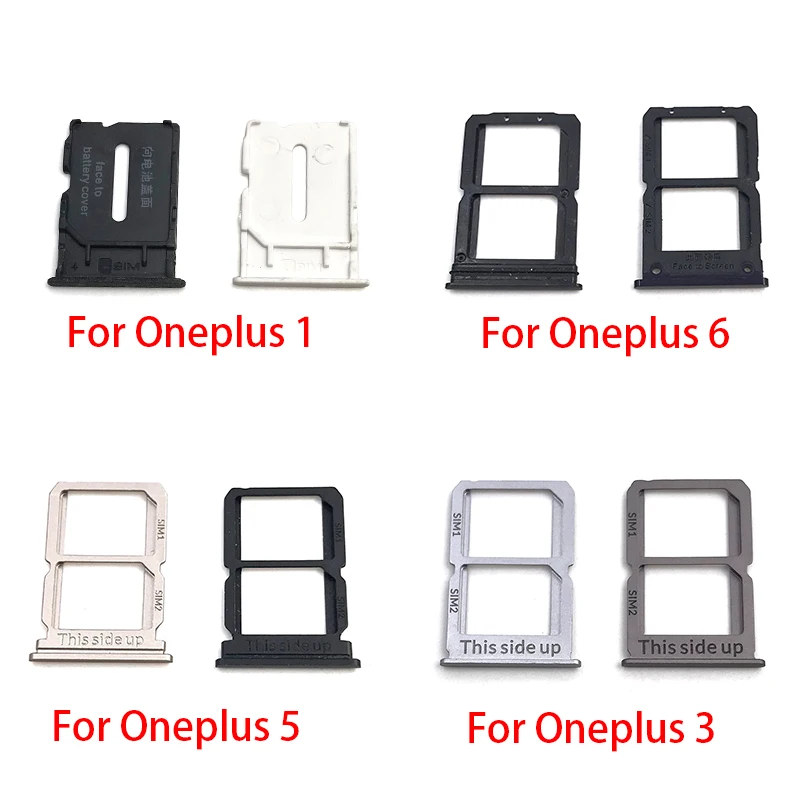 10 шт./лот, SIM Слот для карт памяти держатель адаптер Аксессуары для One Plus 5 A5000 NEX 5T A5010 6 A6000 6T A6010 7 Pro X 2 3