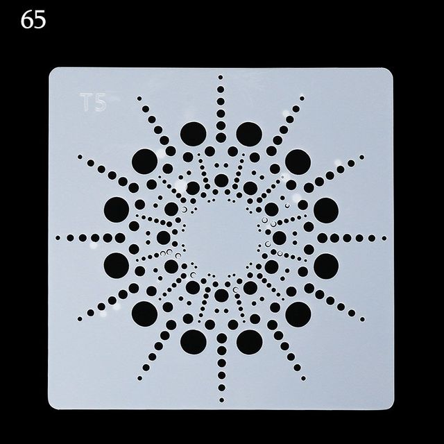 White Garden Craft Layering Stencils For Walls Painting Scrapbooking Stamp Album Decor Embossing Paper Card Template