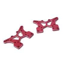 WLtoys – pièces de voiture RC 1/10 104001, mise à niveau et Modification métalliques, une paire d'amortisseurs avant et arrière, rouge, bleu, titane