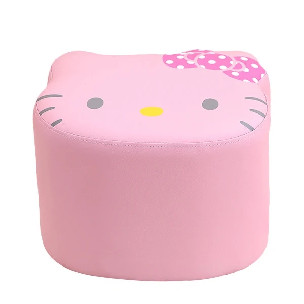 

Children Stool Cute Cartoon Kt Cat Stool Low Stool Baby Stool Sofa Chair Stool Soft Bag Stool In Shoes