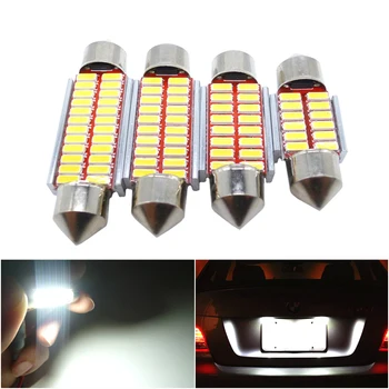 

2x Festoon 31mm 36mm 39mm 42mm LED Bulb C5W C10W 4014 SMD Canbus Error Free Auto Interior Doom Lamp Car Styling Light white
