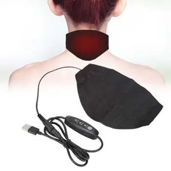 

USB Portable Electric Heating Cloth Washable Adjustable Warm Keeping Neck Heating Pad Therapy Neck Heating Cloth