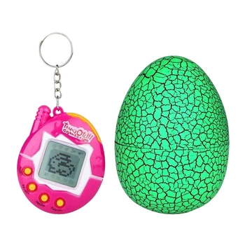 

90s Nostalgic 49 Animals in a Single Virtual Cyber for Pet Toy Funny Tamagotchi with Egg(Green)