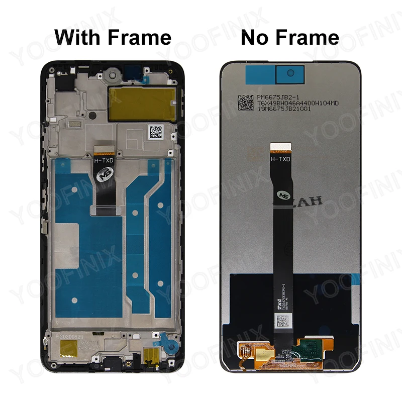 화웨이 P 스마트 2021 LCD PPA-LX2 터치 스크린 디지타이저 교체 부품, 아너 10X 라이트 디스플레이 Y7A LCD 패널, 6.67 인치