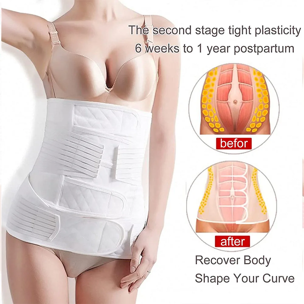 cinta para modelar abdômen em cinta protetora para mulheres para recuperação da pelve