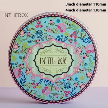 

New 3/4inch Fine Small Round Tinplate Storage Box Handmade Candy Cookie Organizer Soap Box Home Decor Natural Craft Jewelry Box