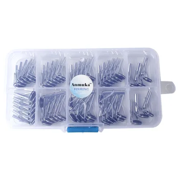 

54 Pcs Fishing Rod Rings Guides Top Raft Guide Accessory Gear Easy Installation