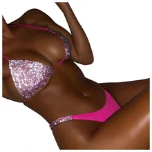 JAYCOSIN негабаритный купальник женский бикини лоскутное набор купальник из двух частей заполненный бюстгальтер купальники пляжная одежда