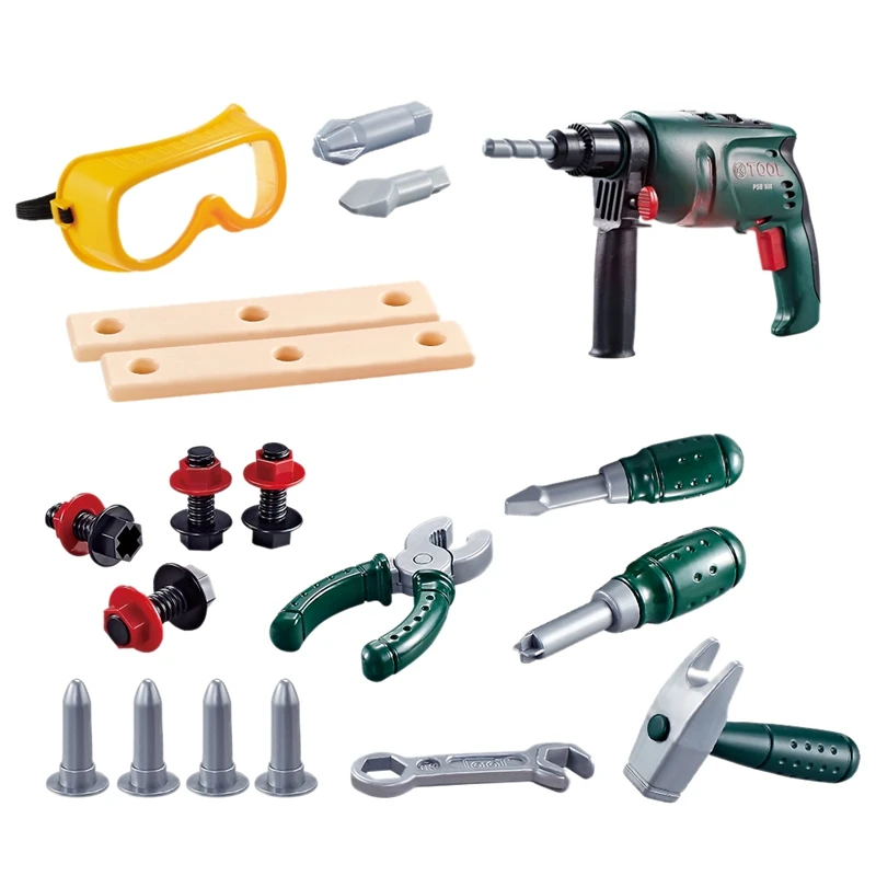 

Toys Repair Tools Toys DIY Play House Simulation Electric Maintenance Educational Toy Set for Children and Boys Gifts AS167980