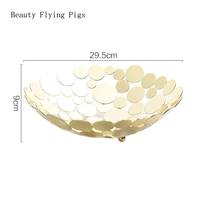 Роскошный светильник из кованого железа, корзина для фруктов, для дома, гостиной, фруктовая тарелка для закуски, тарелка для мусора, декоративная корзина для хранения ювелирных изделий