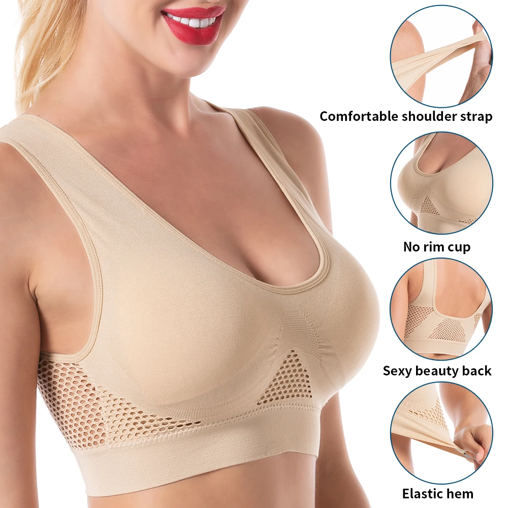 Sexy Women Bra Plus Size Seamless Bra Breathable Invisible Bralette Underwear Wireless Comfortable Active Bralette Brassiere Top bras