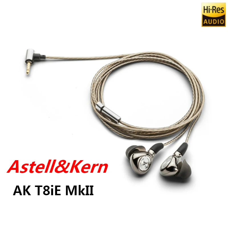 Наушники-вкладыши Astell &amp Kern AK T8iE MkII Hi-Fi с шумоподавлением и технологией Tesla для