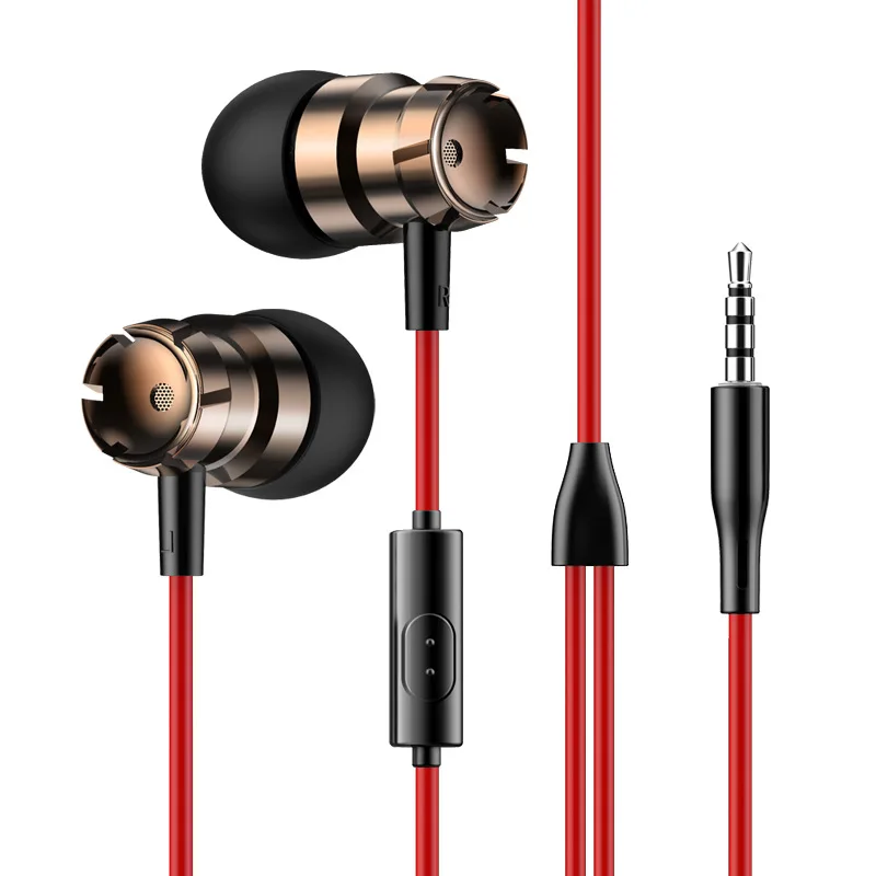 Наушники EARDECO с тяжелым сабвуфером проводная гарнитура Hi Fi наушники управлением