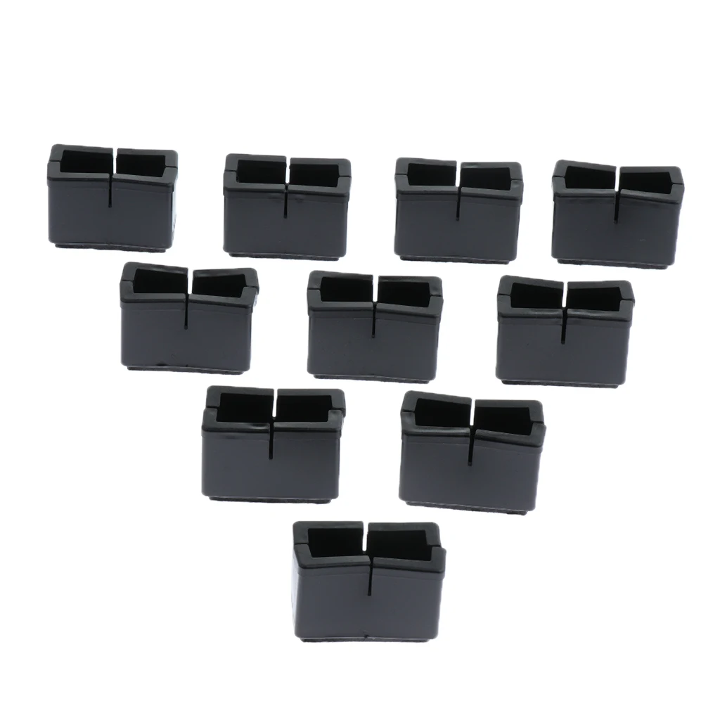 10 шт 3.7x1.3cmx3cm силиконовая крышка войлочная подушка для прямоугольный стул ножек