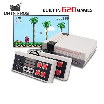 

[BEST SELL]DATA FROG Mini TV Game Console Support HDMI/AV 8 Bit Retro Video Game Console Built-In 600/620 Games