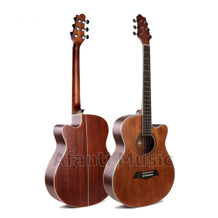 Afanti Music 40 inch Spruce top / Sapele Back &amp Sides Acoustic guitar (WY-028) | Спорт и развлечения