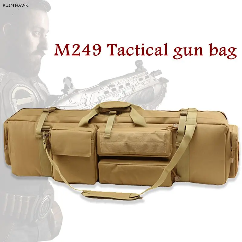 

Tactical Gun Bag Outdoor Military Equipment Hunting Bag Padded Gun Carrying Case with Shoulder Sling Strap Airsoft Holster
