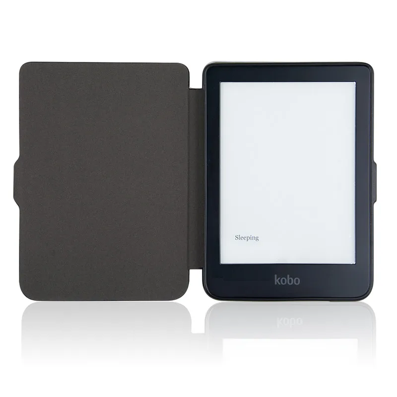 Ультра тонкий PU кожаный окрашенный Магнитный смарт чехол для kobo Clara N249 Clear HD 6 0 2018