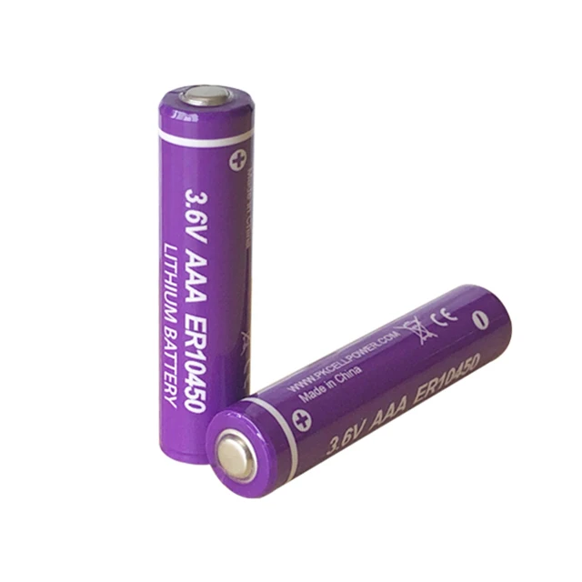 30 шт. PKCELL ER10450 700mah 3 6 V литиевая батарея AAA Li SCLO2 аккумуляторы основная батареи