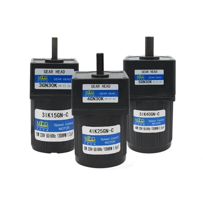 AC220V, 220 V/380 V, 5IK40GN-C, однотактный АС мотор-редуктор, высокий крутящий момент, Реверсивный, фиксированная скорость