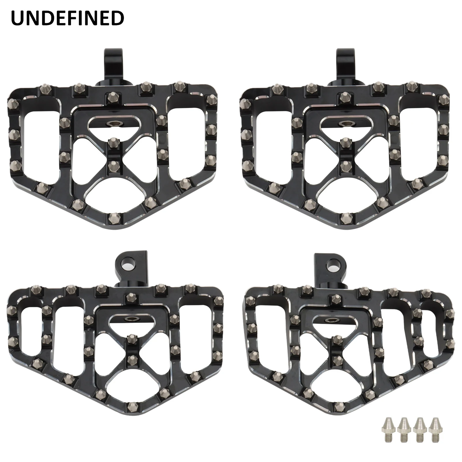 

Motorcycle MX Gold Spike Floorboards Foot Pegs Bobber Footrests For Harley Touring Road King Sportster XL Softail Fatboy Dyna