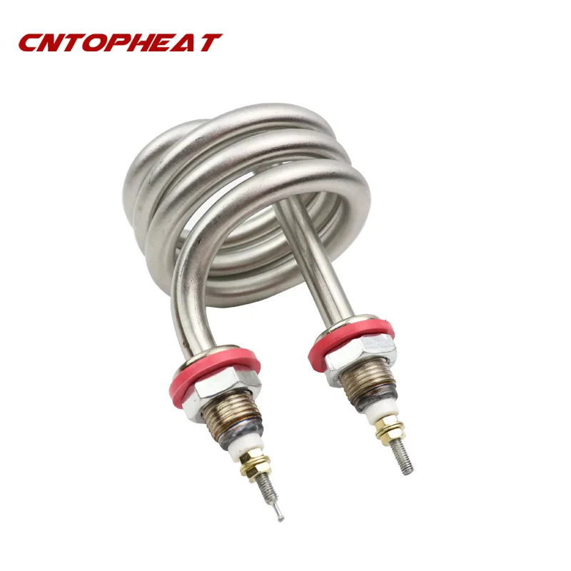 Parafuso Espiral Elétrica do Elemento de Aquecimento Sus304 M16 de 220v 2.5kw no tipo Aquecedor de Água da Imersão para Destilar Tanque de Água da Fabricação de Cerveja