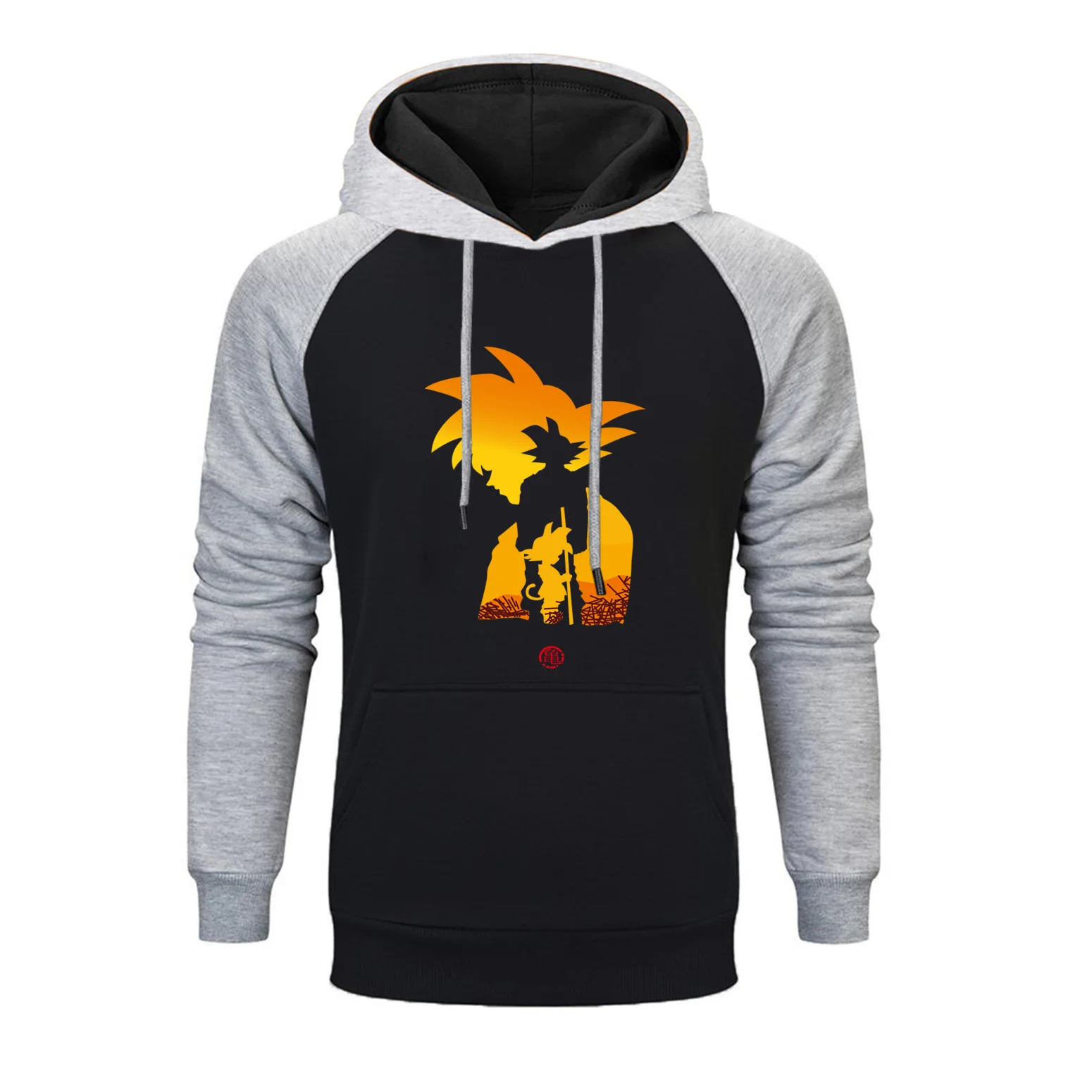 

2019 Newest Anime Print Dragon Ball Hoodie Men Brand Sweatshirt Dragonball Z Child Goku Cool Raglan Hoodies Fashion Streetwear