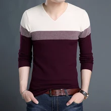 Autumn winter Sweater Men Loose warm Long Sleeve V-Neck Knitting sweaters