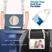 

Protective Case For Samsung Galaxy Tab A7 T500/T505(2020) With Hand Strap Multi-function Tablet Cover