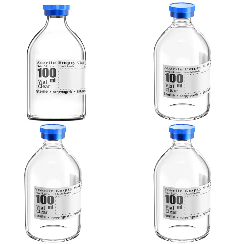 Ks-Tek Sterile Empty Vials with Self Healing Injection Port,with Flip Off Aluminum Cap,Sterile Package - Image 11