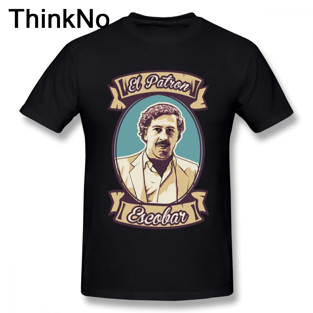 Men Pablo Escobar T Shirt Narcos Tees Weed Mafia Scareface Luciano Capon t shirt Plus szie Hot sale New Arrival |