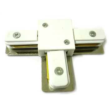 

LEDLUX CB3370 tee joint connectors for track of spotlights Led track Model T white color for Mono phase