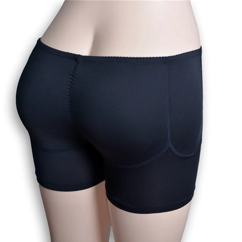 

Cotton Crossdresser Panty with 4 Pockets Butt Hip Sponge Pads Enhancer Fake Buttocks Padded Panties Hip Push Up for Woman/Man