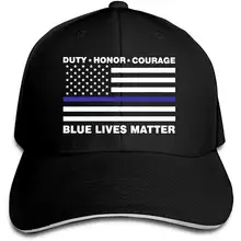 Классическая унисекс на заказ синяя Жизнь Материя полицейская синяя линия Флаг США Дальнобойщики кепки s Регулируемая простая бейсболка