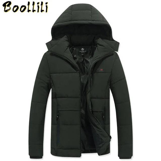 3 Colors New 2020 Casual Classic Winter Jacket Men Warm Padded Hooded Overcoat Fashion Brand Outerwear | Мужская одежда