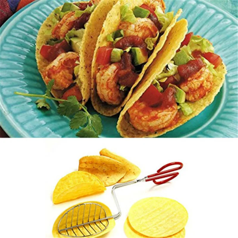TTLIFE зажим для пиццы Norpro Taco пресс зажимы картофеля держатель Tortilla фритюрница