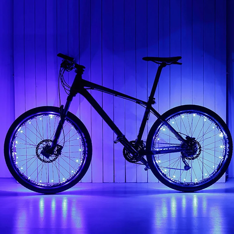 Leadbike Аксессуары для велосипеда водонепроницаемый 20 Led цветная подсветка колес велосипеда спица