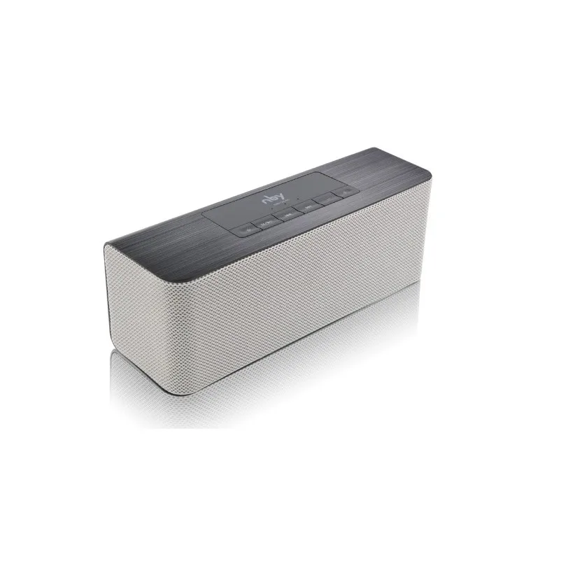 Портативная стерео акустика(колонка) NBY5540 silver