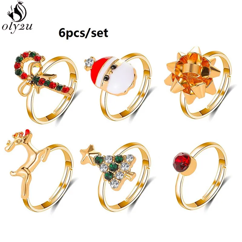 Christmas Napkin Rings Hobby Lobby Christmas Napkin Rings Set 6 6pcs/set Trendy Aliexpress