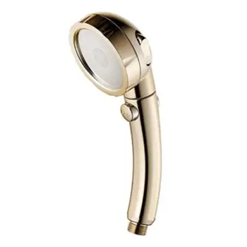 

German Shower with Switch Three Stop Water Booster Handheld adjustment Shower Head Bathroom Hotel Multi-function Shower Head
