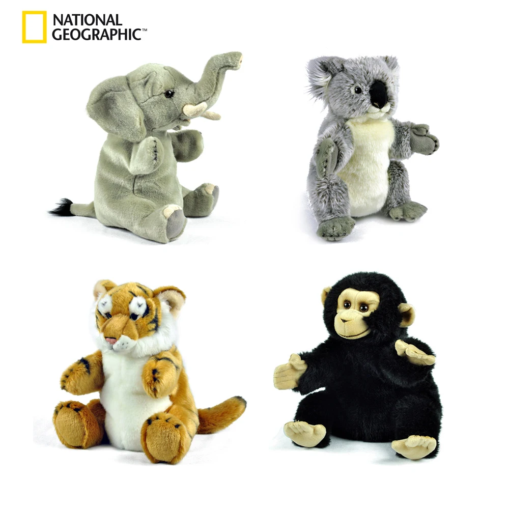 National Geographic ручные кукольные развивающие животные Плюшевые игрушки-марионетки для детей набор игрушек