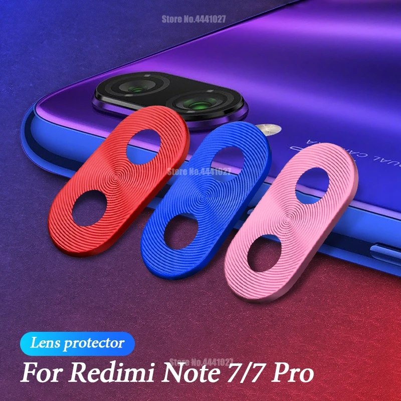 Защитное покрытие для объектива камеры металлическое кольцо Xiaomi Redmi 7 Note 8 Pro