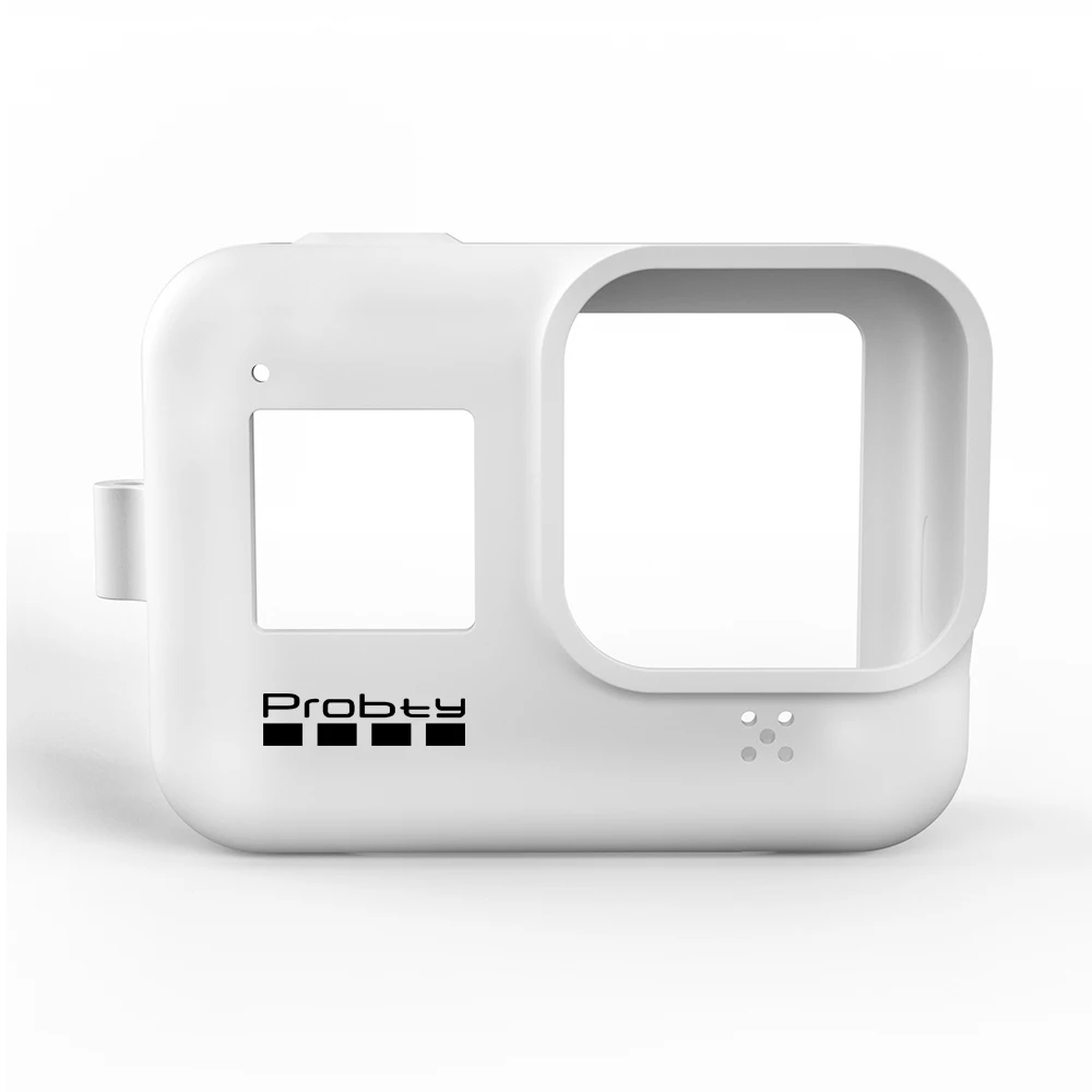GoPro Hero 8 블랙 액세서리 케이스 GoPro Hero 8 블랙 히어로 카메라용 보호 실리콘 케이스 스킨