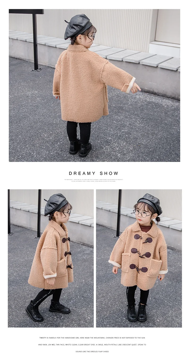 COOTELILI Winter Outerwear For Girls Winter Jacket Baby Girls Clothes Fur Fleece Coat For Boys Girls Kids Snowsuit Children (9)