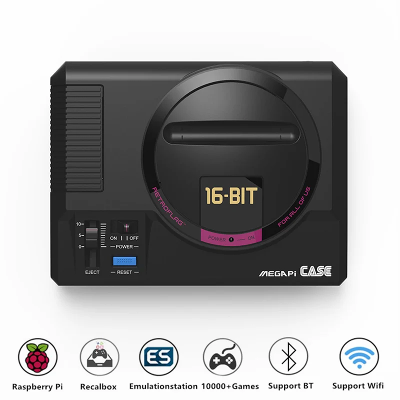 Чехол для игровой приставки Megapi Retroflag чехол совместимый с Raspberry Pi3B/B + наборы