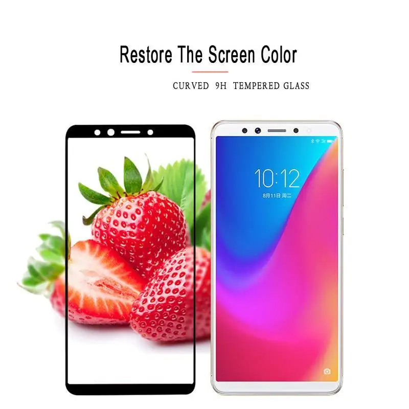

Black Tempered Glass Film For Lenovo K6 NOTE Z6 Pro Z5S Z5Pro ZUK Z2 Full Cover Protective film Explosionproof Screen Protector