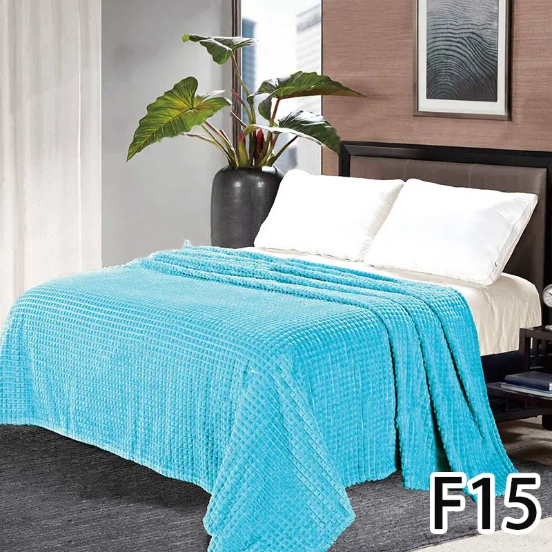 F15 White Bedspread on the Bed Quilted Blanket Bedspread for Double Bed 210x230cm Luxurious Soft Bedspread wholesale - Цвет: F15