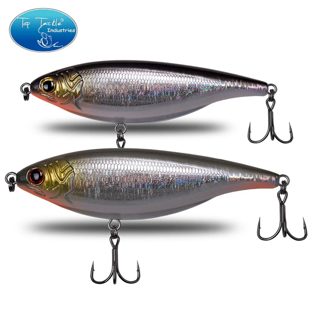 

stick shad 155mm 180mm floating fishing lure Plastic ABS Jerk Bait Pike tuna bass Slowly Sinking Hard Bait