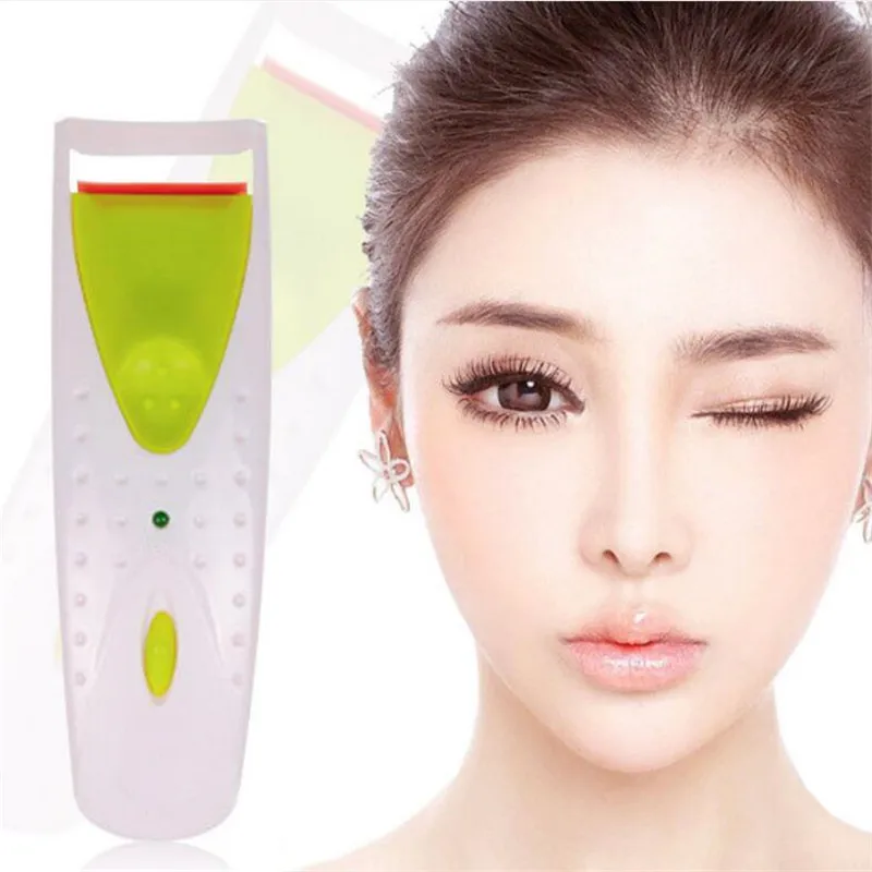Women Makeup Electric Heated Eyelash Curler Long Lasting Eye Lash Perm Heated Eyelashes Clip Recourbe Automatic Tool eyelash curler