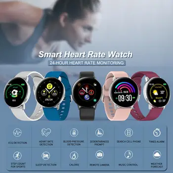 

Waterproof Smart Watch Sports Fitness Pedometer With IPS Screen Heart Rate Blood Pressure Monitoring Smart Bracelet